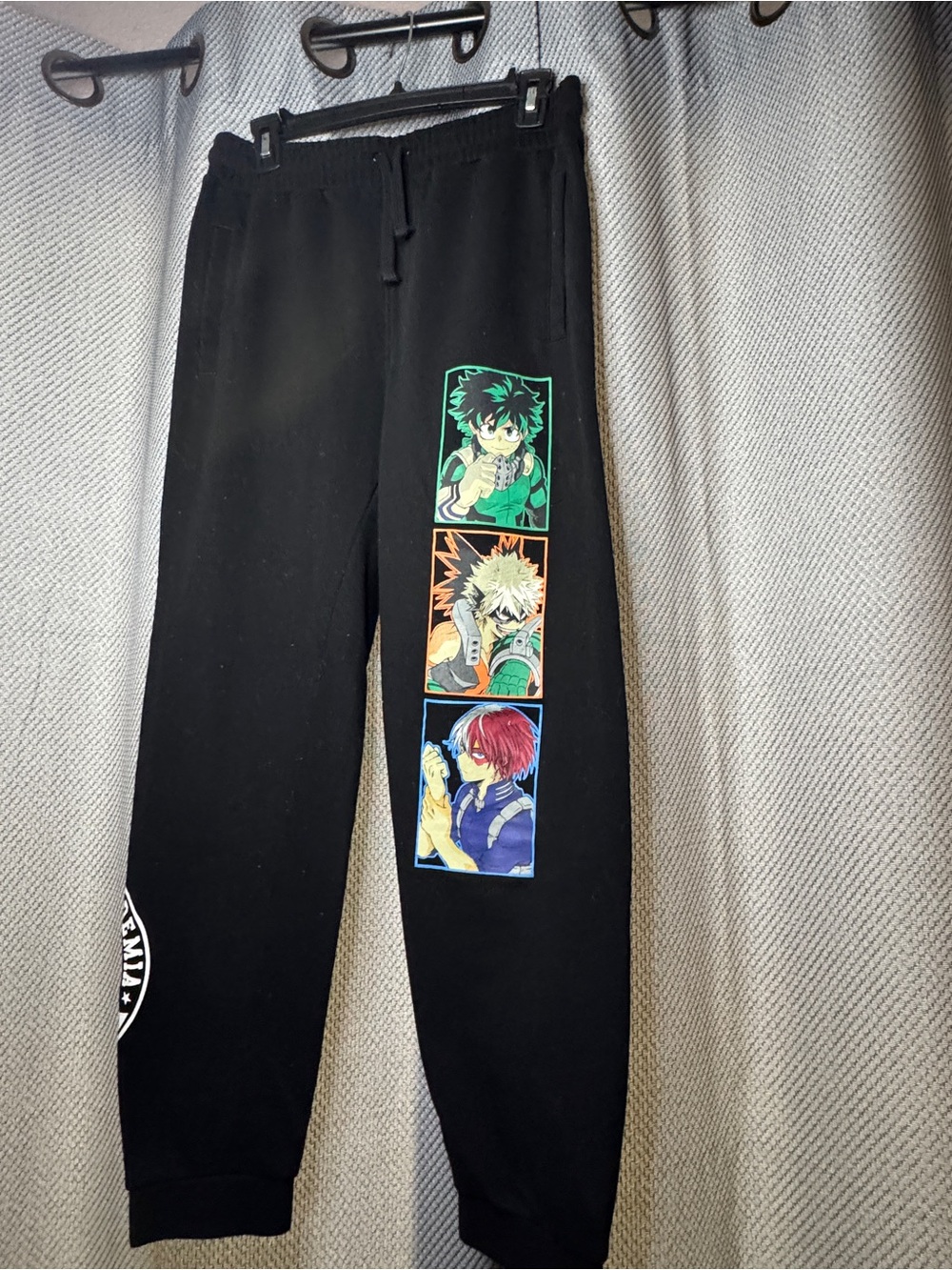 Hot Topic My Hero Academia Black Joggers Unisex